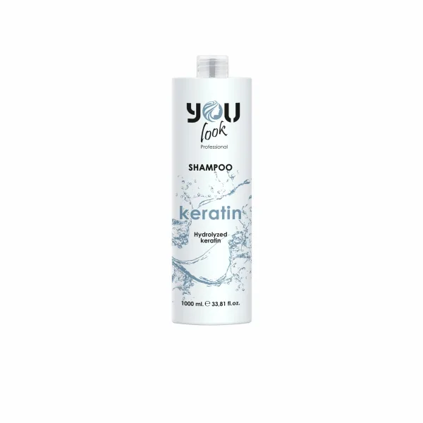 SHAMPOO WITH ACTIVE KERATIN FOR HAIR REPAIR AND SMOOTHNESS